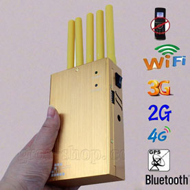Acheter Brouilleur WiFi - pour Bluetooth WLAN 2.4GHz 5Ghz et Brouillage  Caméra espion Sans Fil