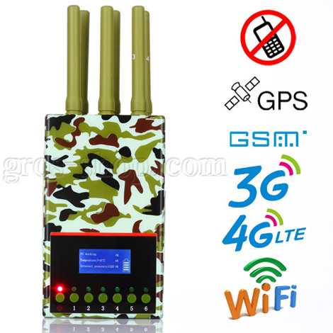Brouilleur Portatif de Téléphone Portable de 3G 4G GSM WIFI GPS